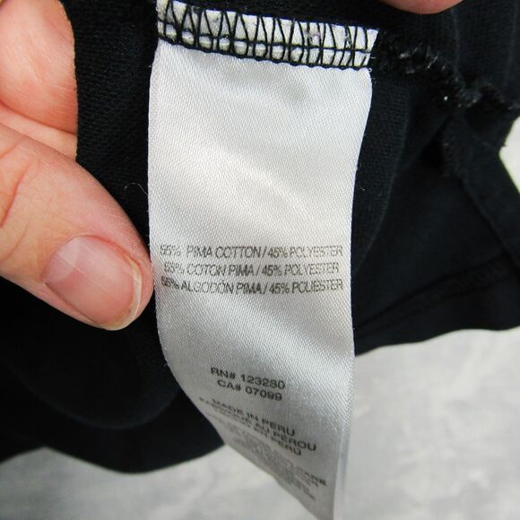 Travis Mathew Polo Shirt Mens Large Gray Black Solid Golf Logo - Picture 6 of 14